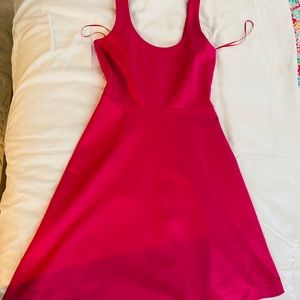 Hot pink Jcrew dress